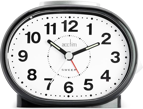 Lila Analogue Alarm Clock 10cm