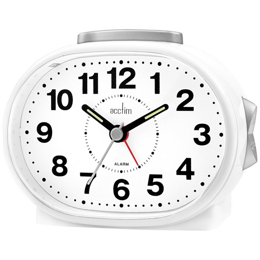 Lila Analogue Alarm Clock 10cm