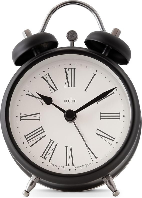 Shefford Analogue Alarm Clock 13cm
