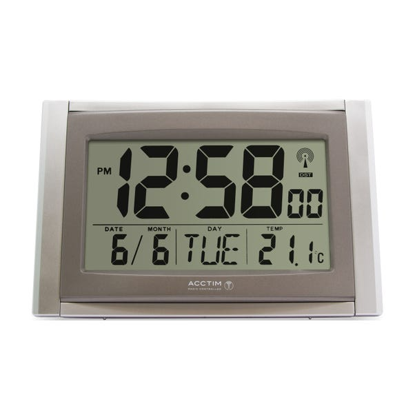 Stratus Digital Wall Clock 27cm