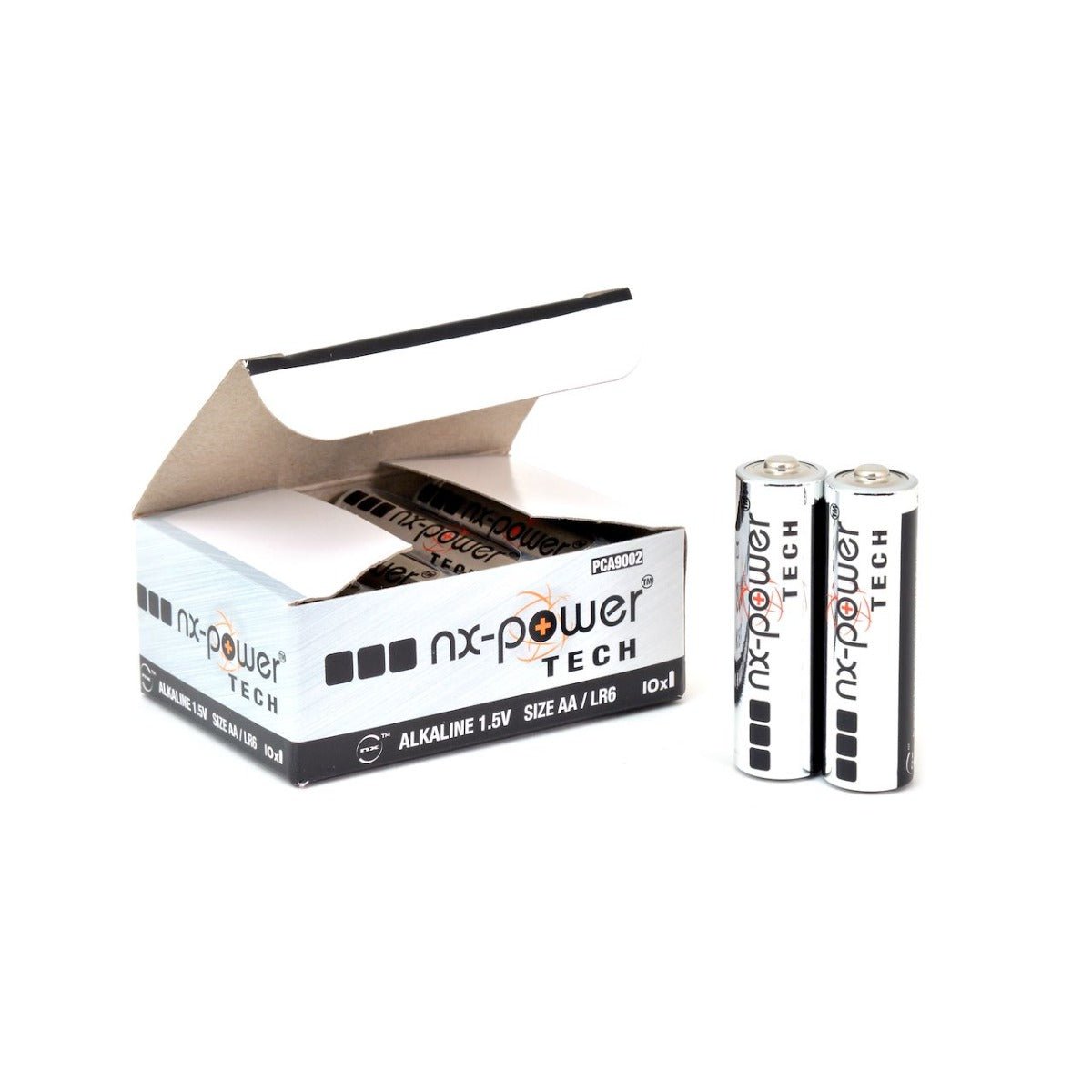 AA Alkaline Batteries x 10 Extra Value Pack - TickTockClocks