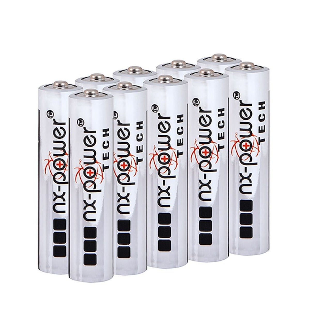 AAA Alkaline Batteries x 10 Extra Value Pack - TickTockClocks