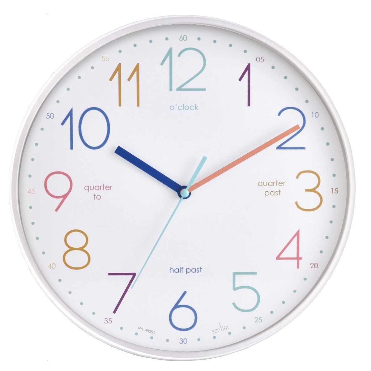 Afia Teaching Kids Wall Clock - TickTockClocks