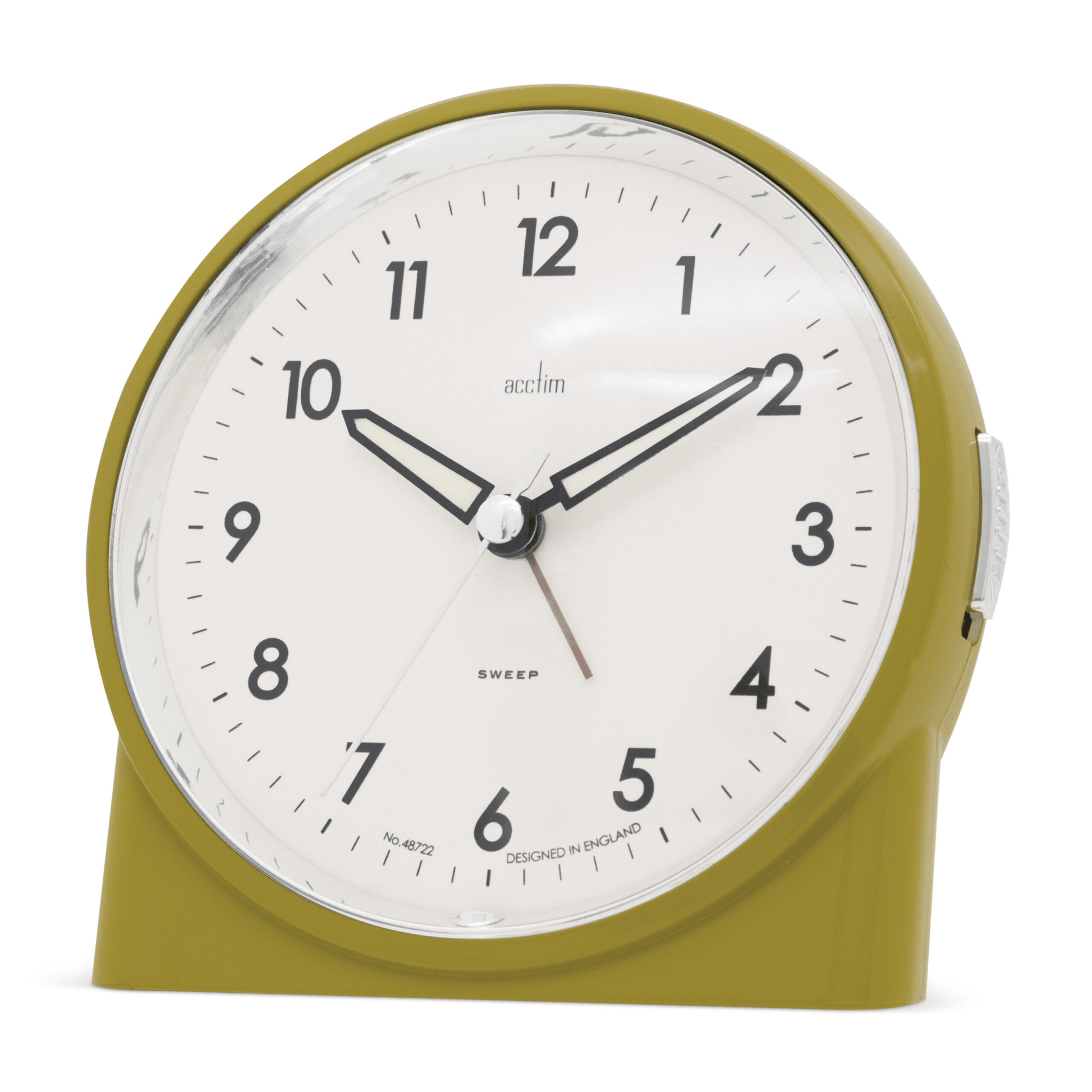 Arlo Sweep Analogue Alarm Clock 12cm - TickTockClocks