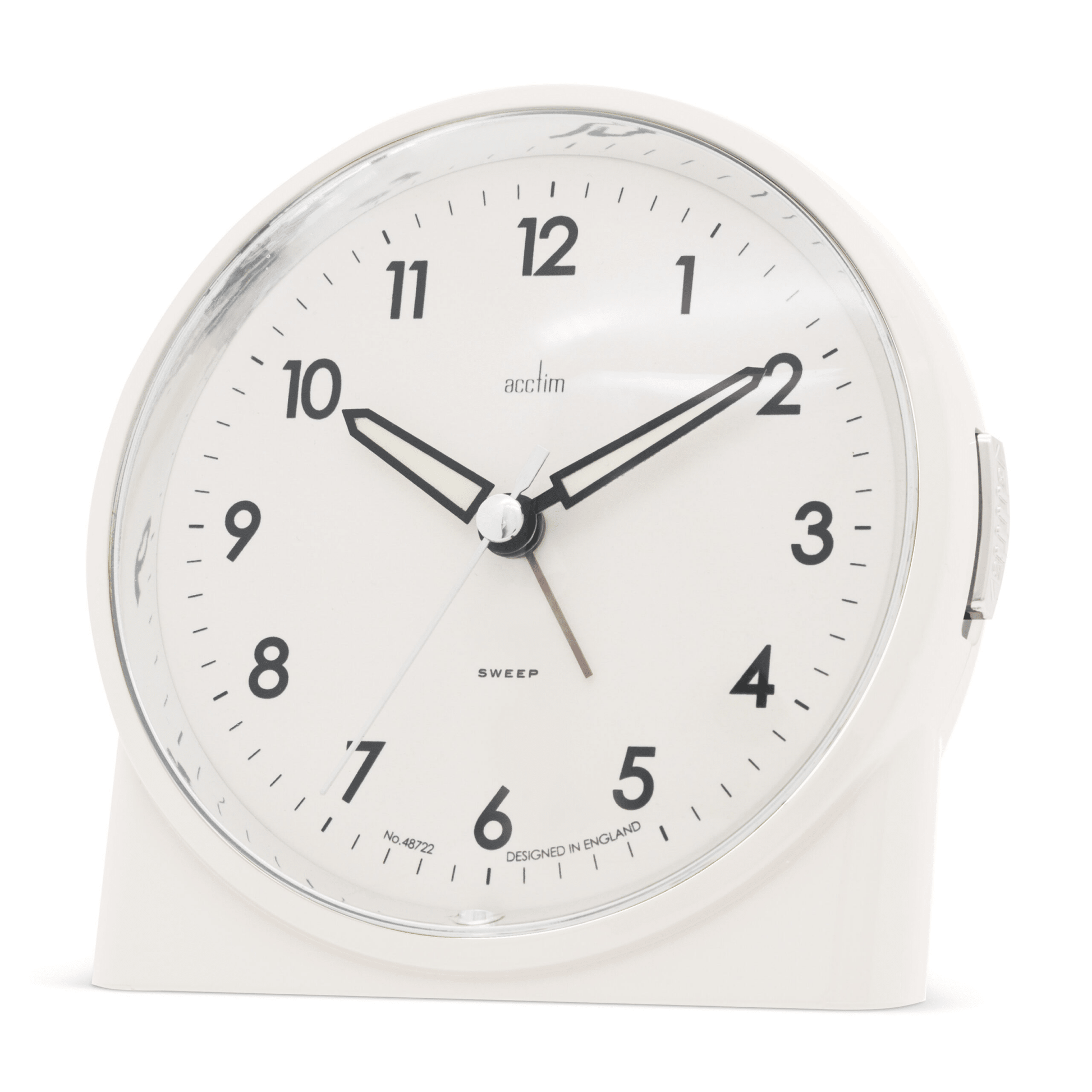Arlo Sweep Analogue Alarm Clock 12cm - TickTockClocks
