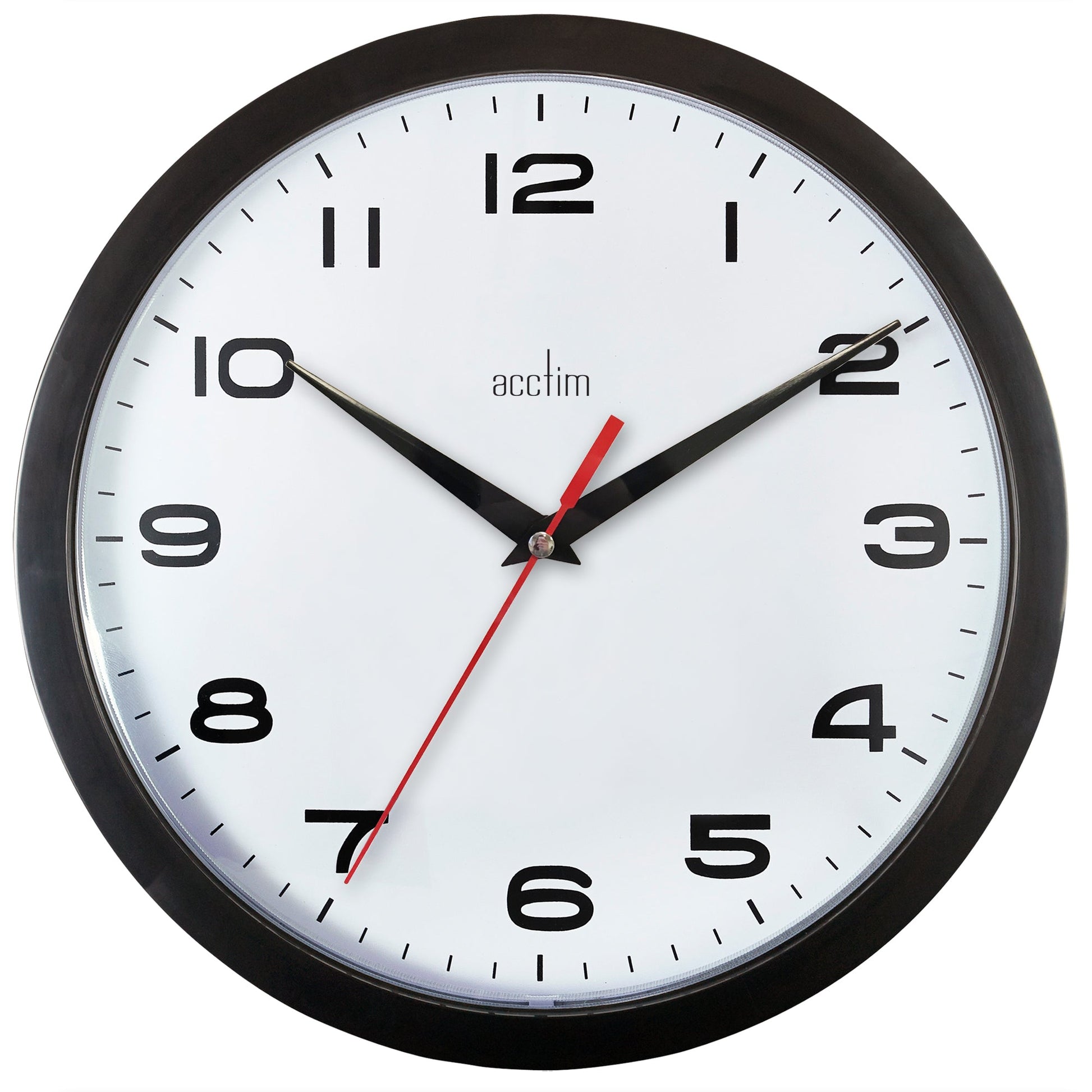 Aylesbury Black Wall Clock 25.5cm - TickTockClocks
