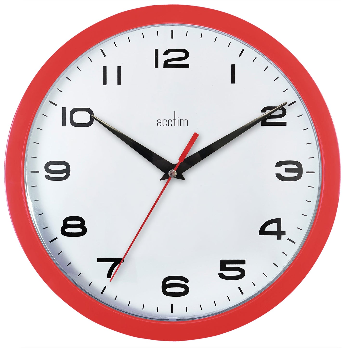 Aylesbury Red Wall Clock 25.5cm - TickTockClocks