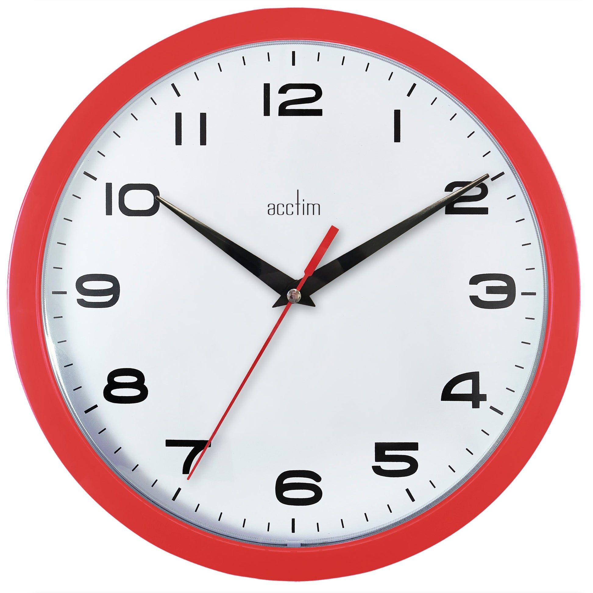 Aylesbury Red Wall Clock 25.5cm - TickTockClocks