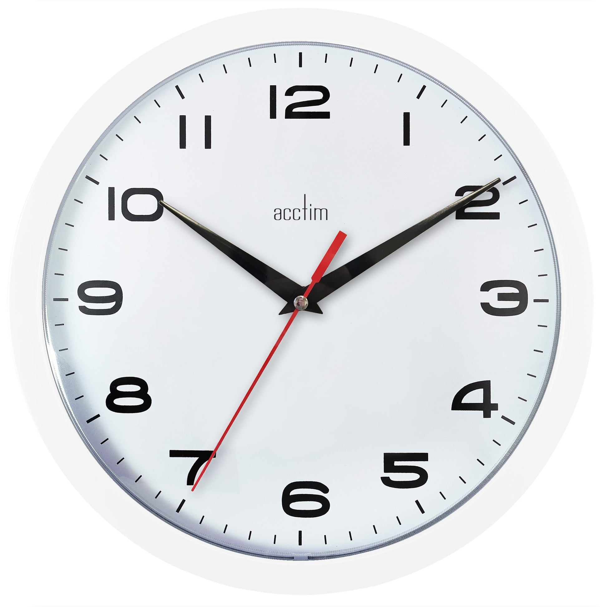 Aylesbury White Wall Clock 24.5cm - TickTockClocks