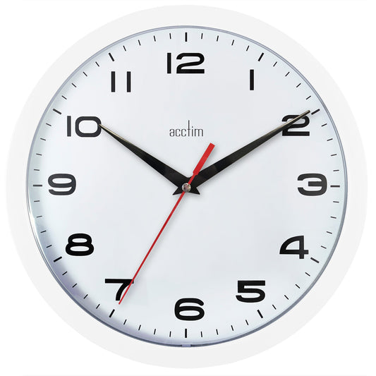 Aylesbury White Wall Clock 24.5cm - TickTockClocks