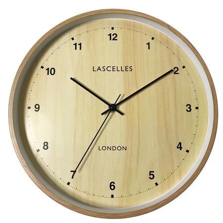 Lascelles Wooden Effect Wall Clock 30cm