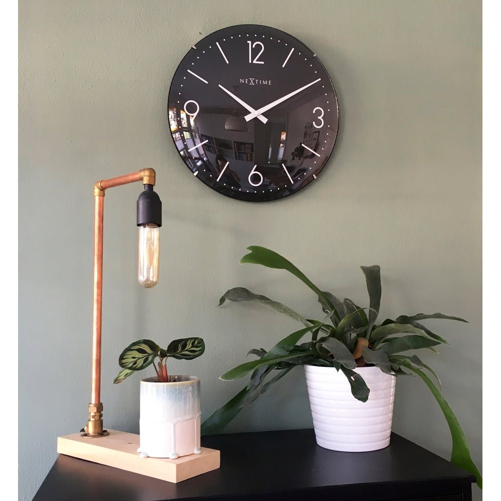 Basic Dome Wall Clock 35cm - TickTockClocks