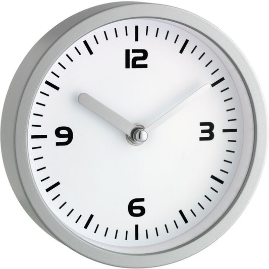 Bathroom Wall Clock With Suction Pads 16.5cm - TickTockClocks