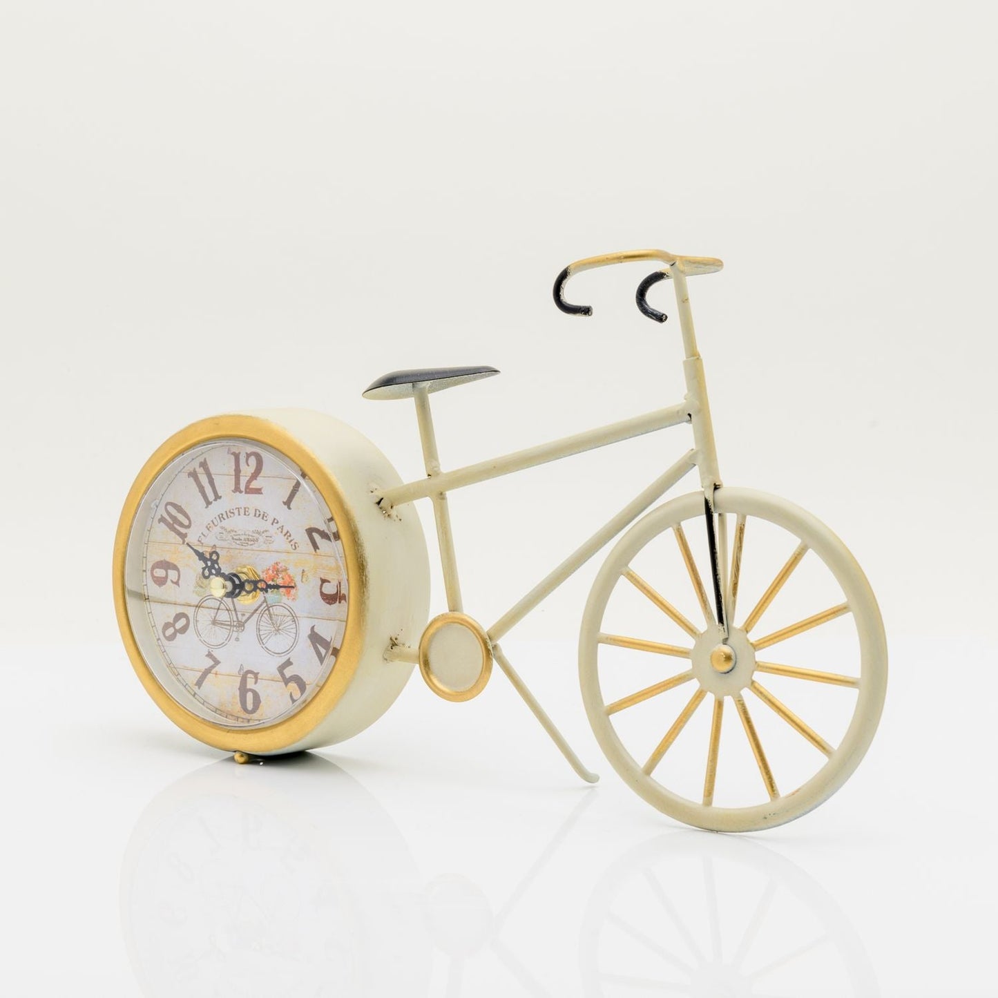 Bicycle Mantel Clock 18cm - TickTockClocks