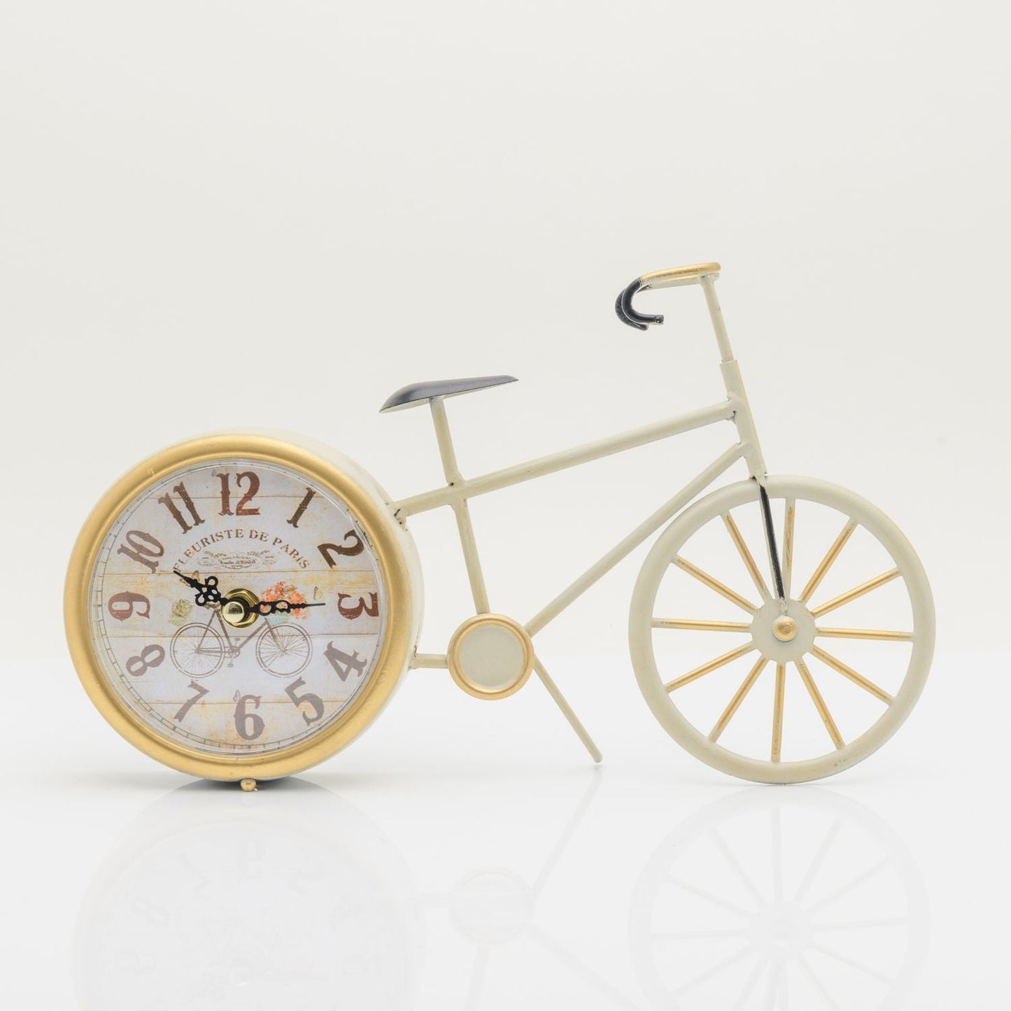 Bicycle Mantel Clock 18cm - TickTockClocks