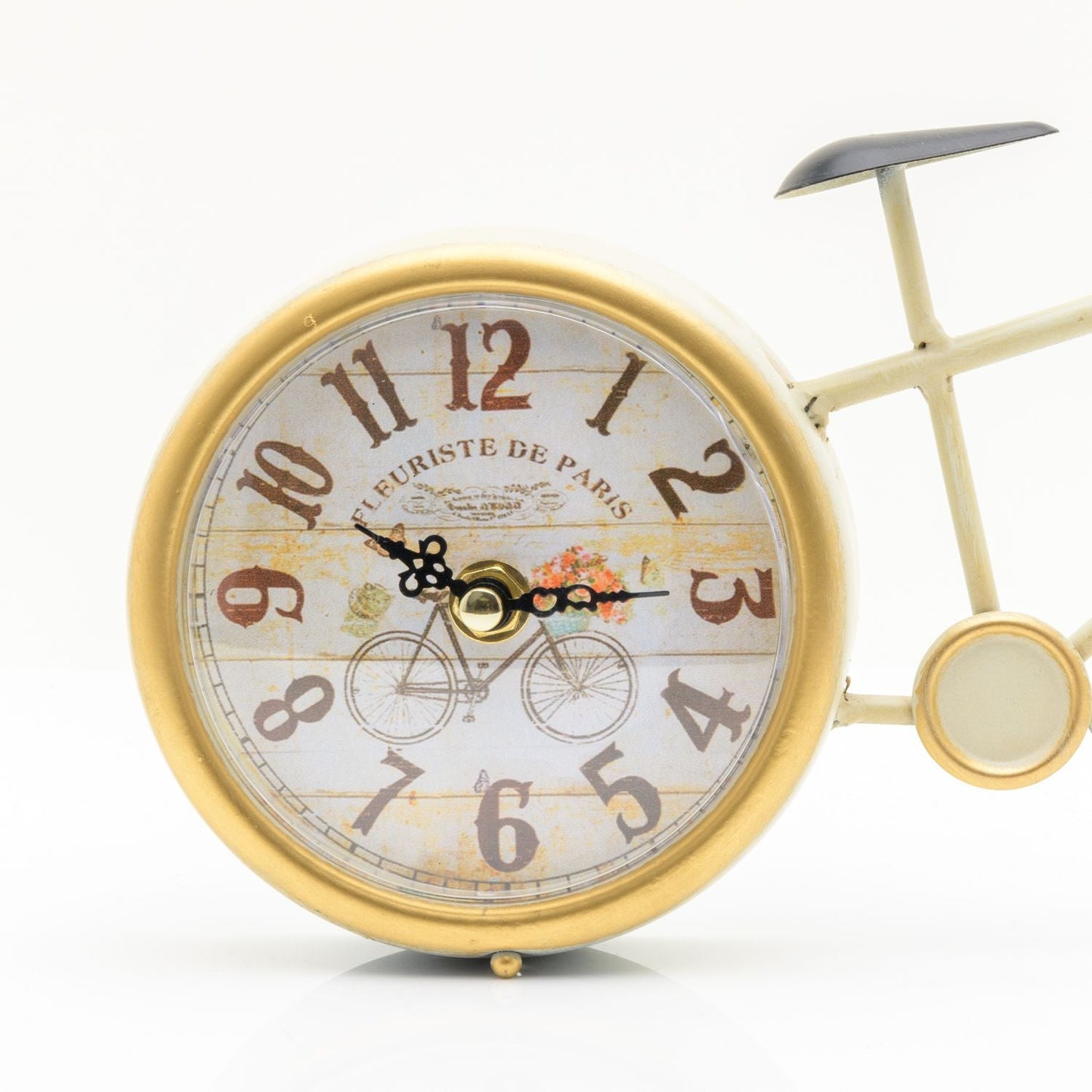 Bicycle Mantel Clock 18cm - TickTockClocks
