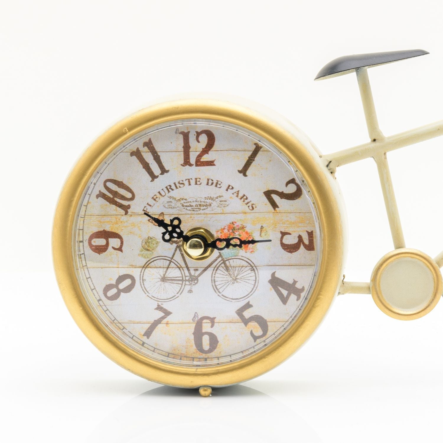 Bicycle Mantel Clock 18cm - TickTockClocks