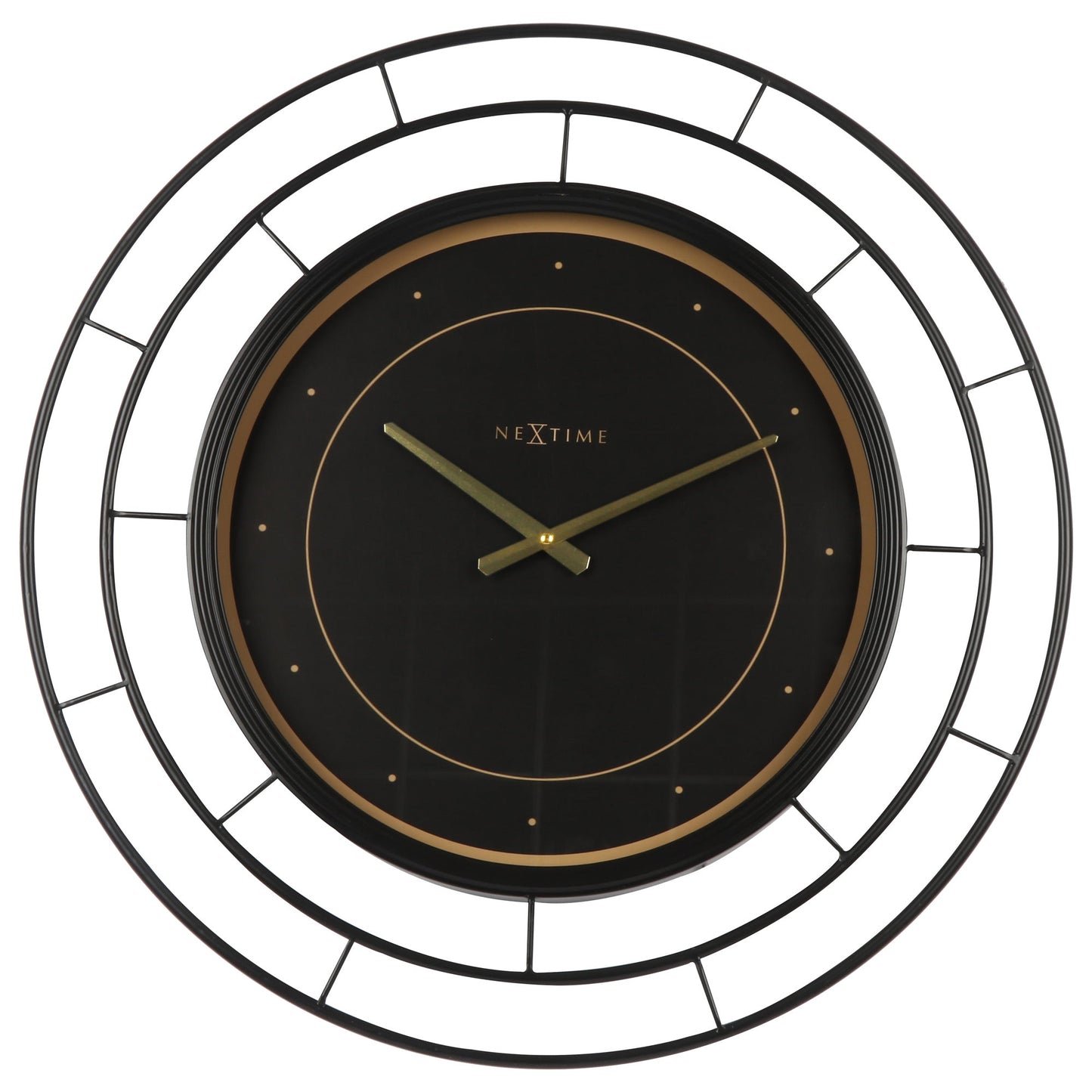 Black Fancy Wall Clock 20cm - TickTockClocks