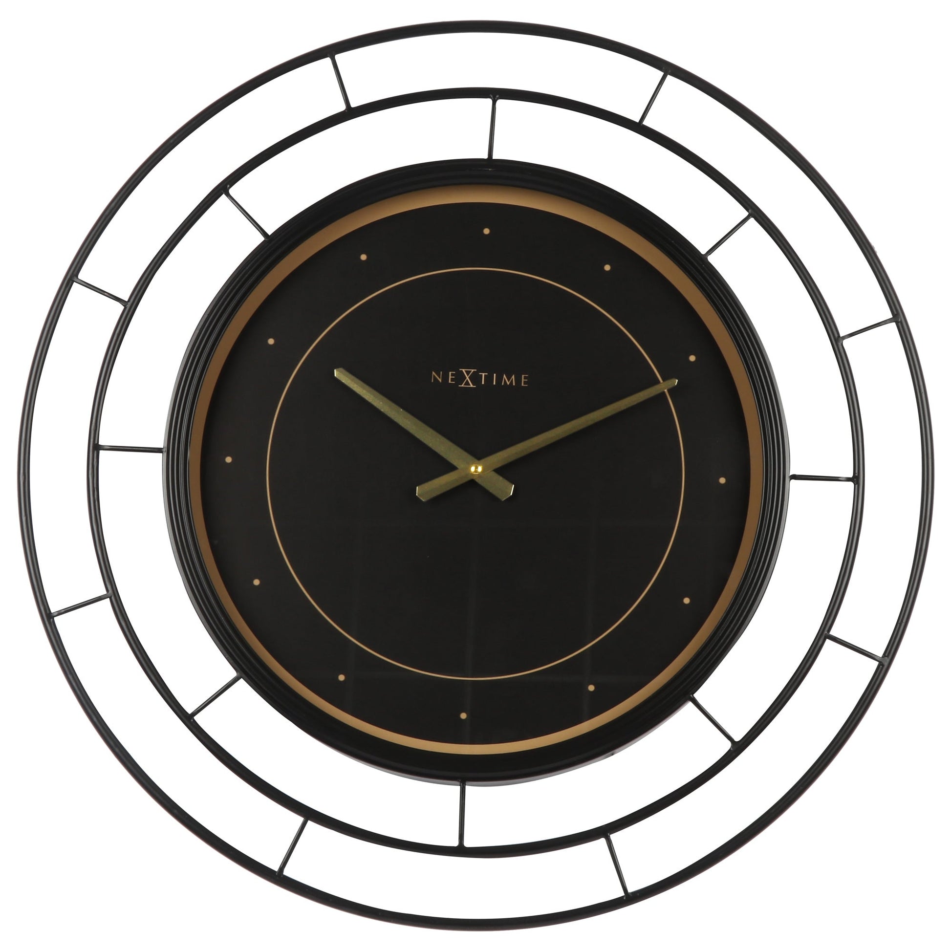 Black Fancy Wall Clock 20cm - TickTockClocks