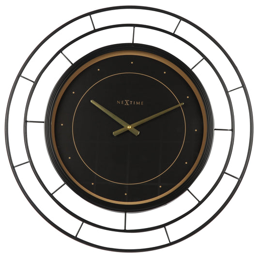 Black Fancy Wall Clock 20cm - TickTockClocks