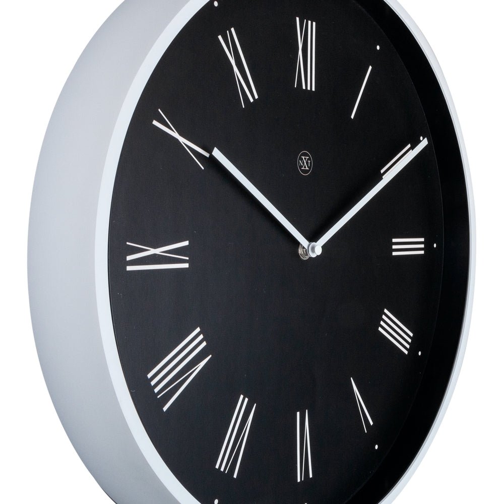 Black Felix Wall Clock 40cm - TickTockClocks