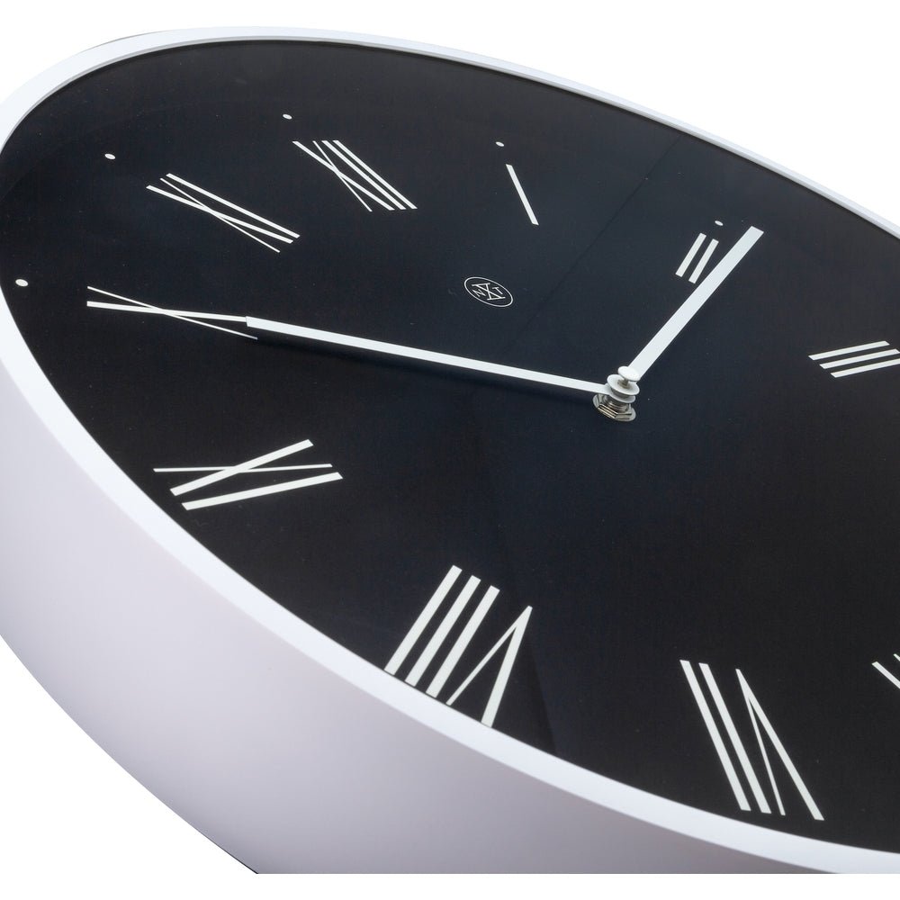Black Felix Wall Clock 40cm - TickTockClocks