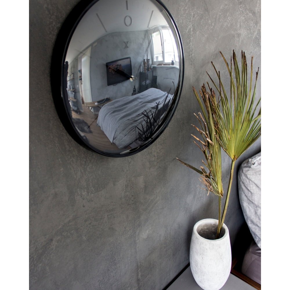 Black Glamour Wall Clock 40cm - TickTockClocks