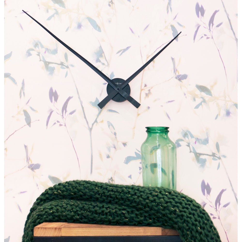Black Hands Wall Clock 85cm - TickTockClocks