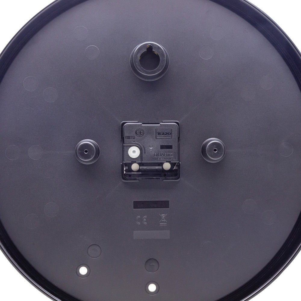 Black Luminous Wall Clock 20cm - TickTockClocks