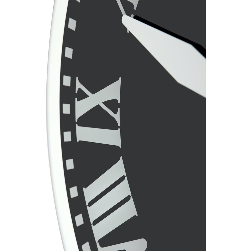 Black Romana Wall Clock 43cm - TickTockClocks