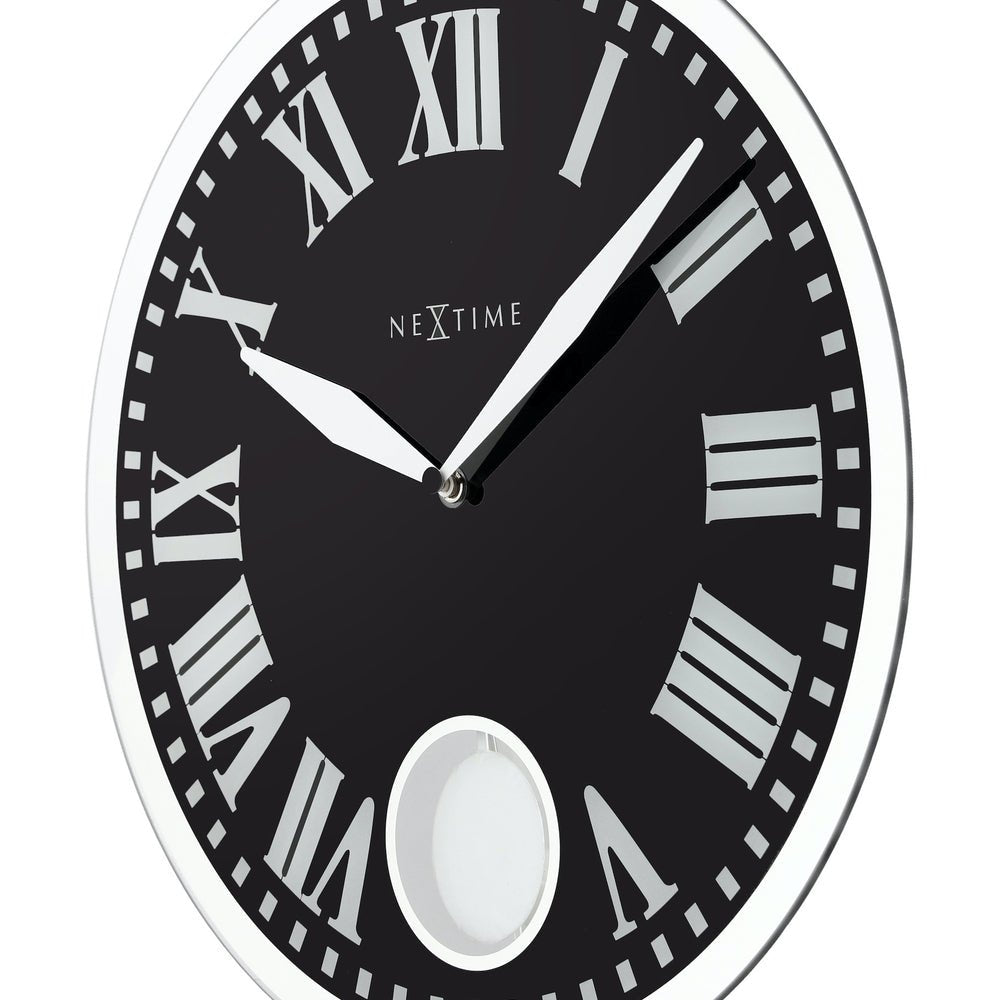 Black Romana Wall Clock 43cm - TickTockClocks