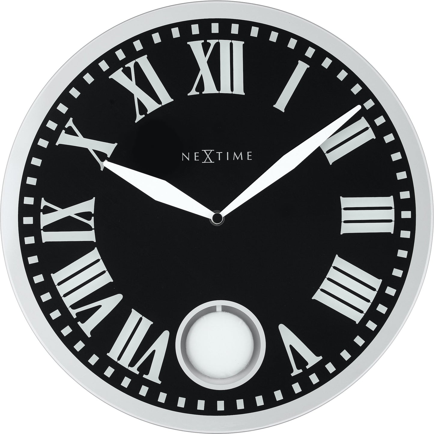 Black Romana Wall Clock 43cm - TickTockClocks