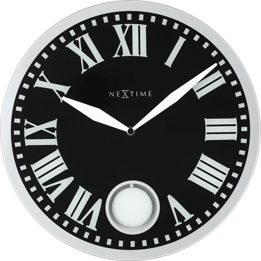 Black Romana Wall Clock 43cm - TickTockClocks