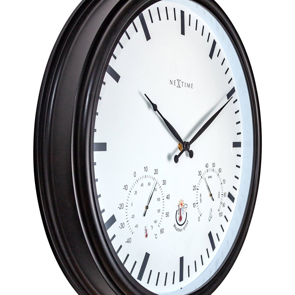 Black Sunflower Wall Clock 50cm - TickTockClocks