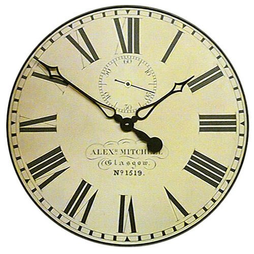 Caledonian Railway Wall Clock 36cm or 49cm - TickTockClocks