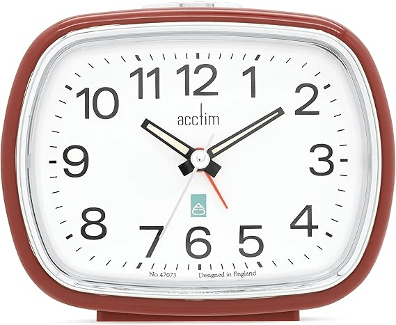 Camille Analogue Alarm Clock 11cm - TickTockClocks