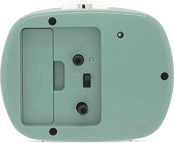 Camille Analogue Alarm Clock 11cm - TickTockClocks