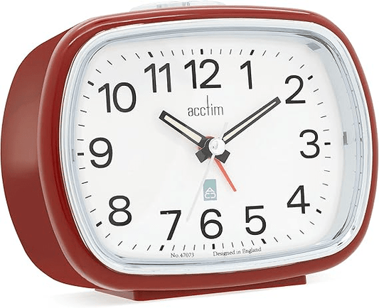 Camille Analogue Alarm Clock 11cm - TickTockClocks
