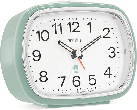 Camille Analogue Alarm Clock 11cm - TickTockClocks