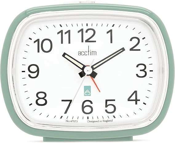 Camille Analogue Alarm Clock 11cm - TickTockClocks