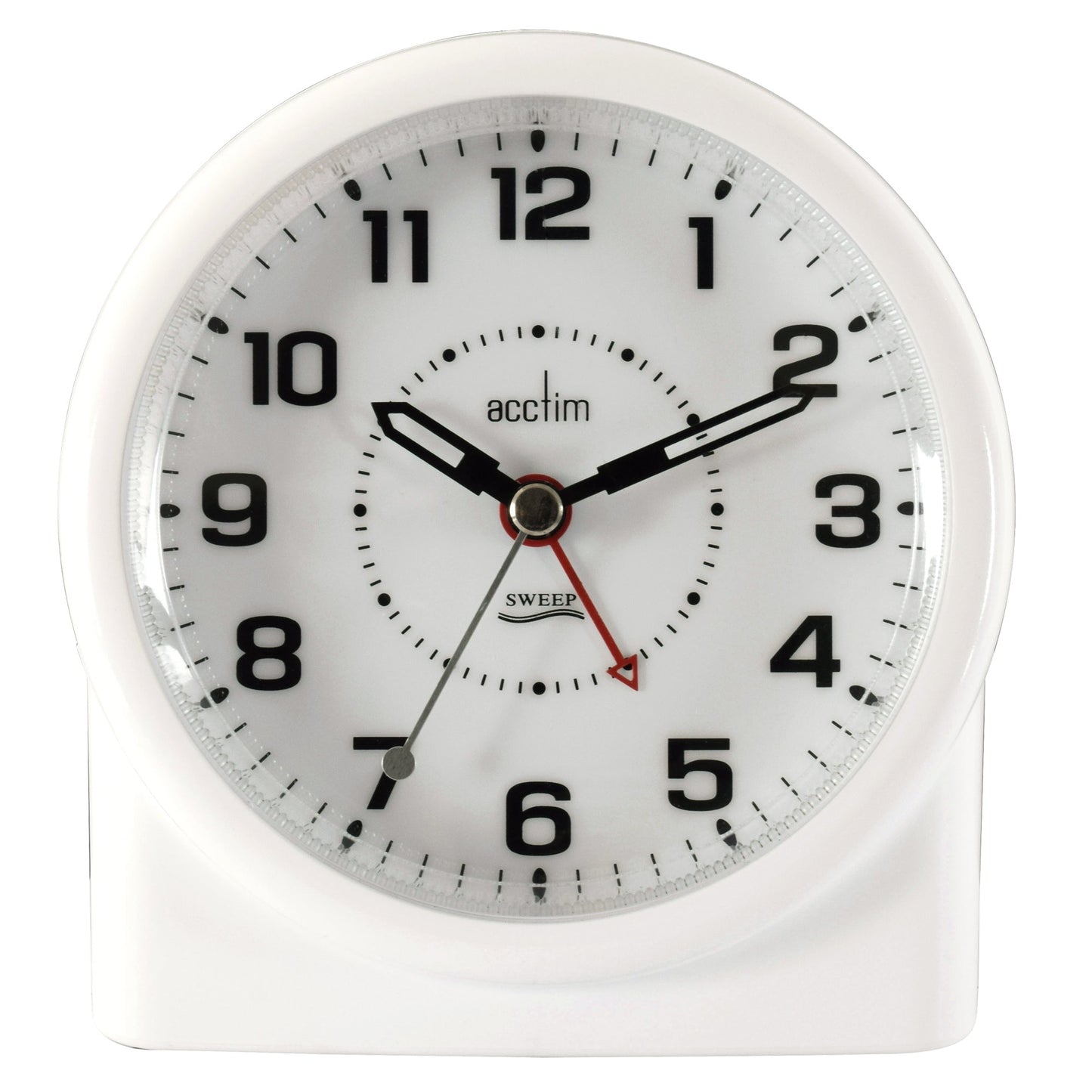 Central White Smartlite Alarm Clock 12cm - TickTockClocks