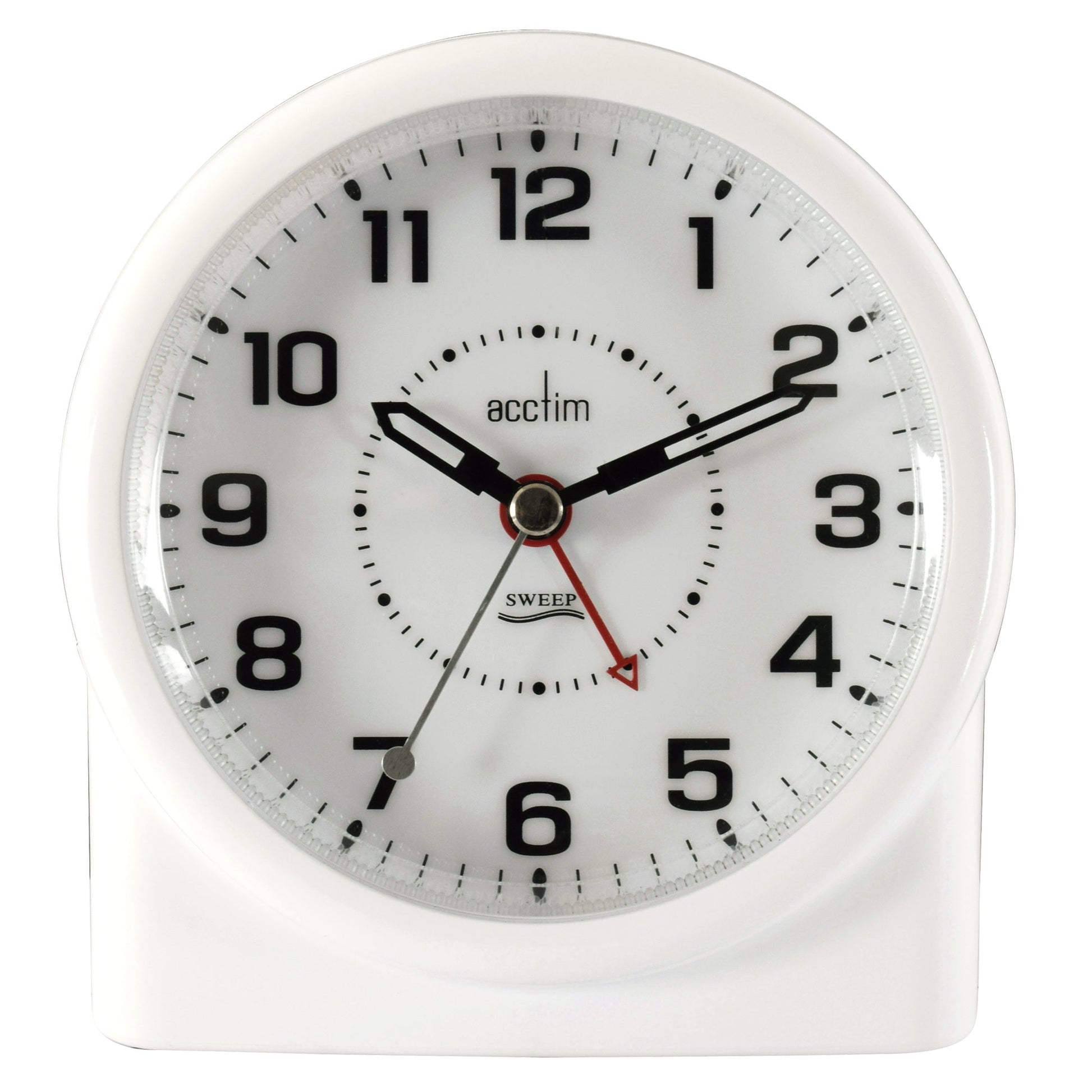 Central White Smartlite Alarm Clock 12cm - TickTockClocks