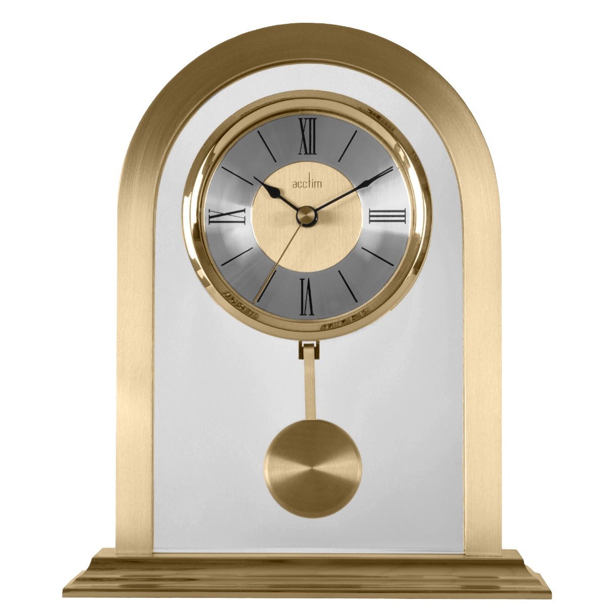 Colney Mantel Clock Arched Pedulum Mantel / Tabletop Clock 20cm - TickTockClocks