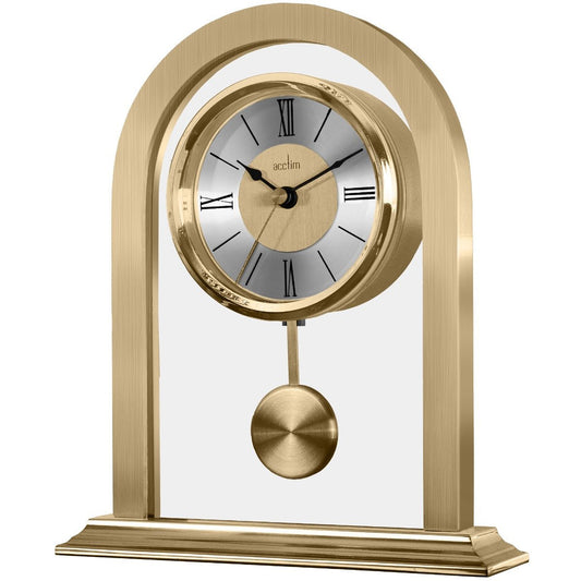 Colney Mantel Clock Arched Pedulum Mantel / Tabletop Clock 20cm - TickTockClocks