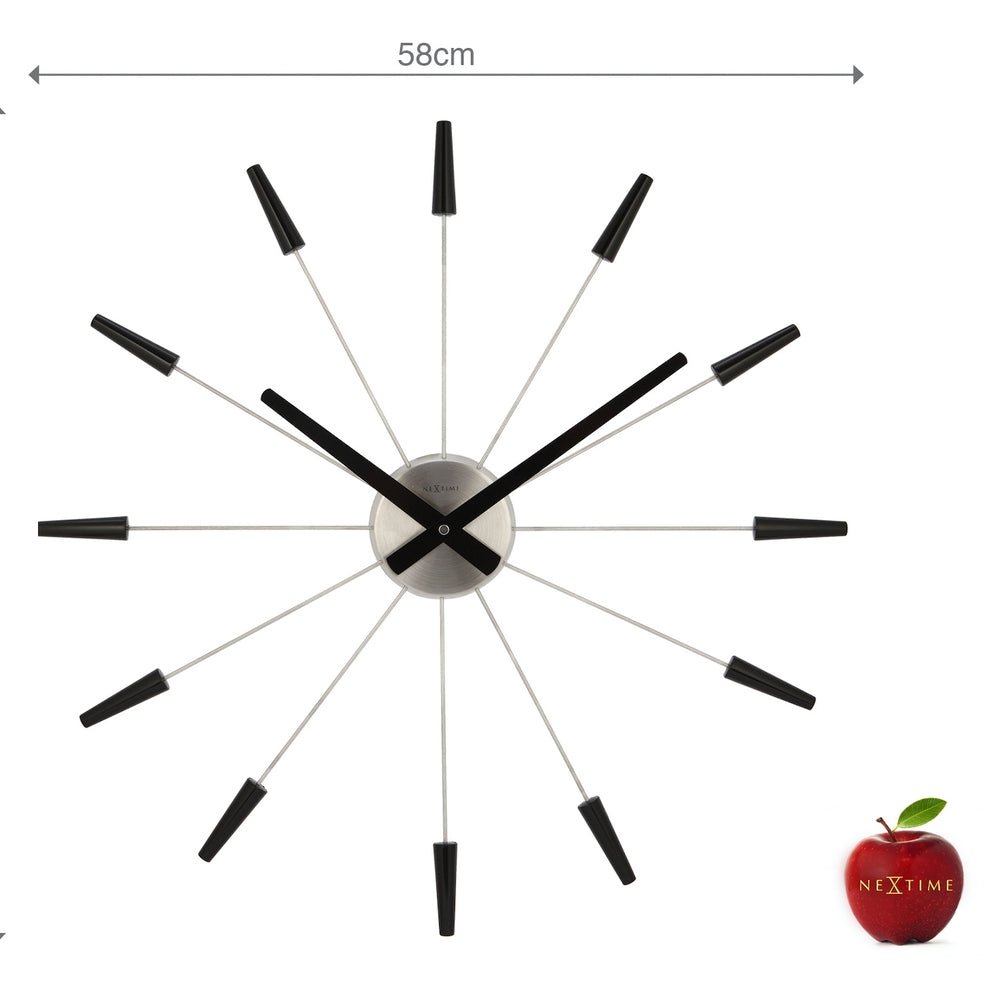 Colors PlugInn Wall Clock 58cm - TickTockClocks