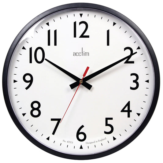Commander Wall Clock 35cm - TickTockClocks