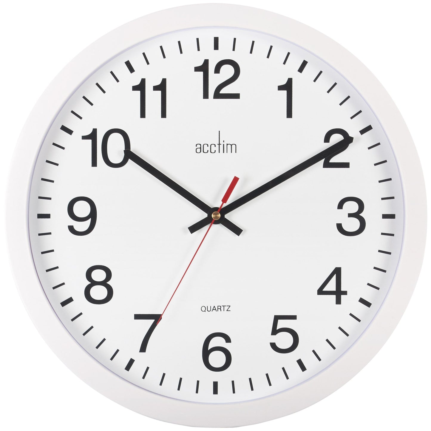 Controller White Wall Clock 35.5cm - TickTockClocks