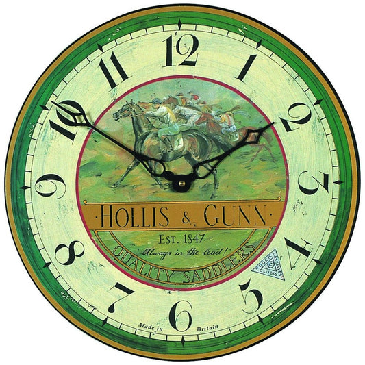 Country Races Wall Clock 36cm - TickTockClocks