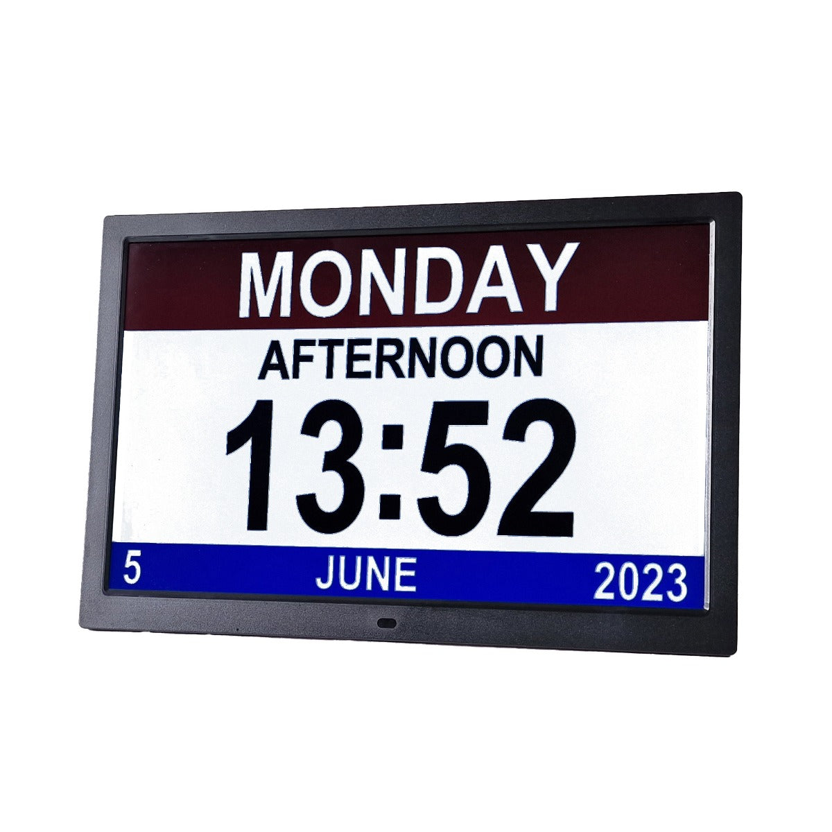 Extra-large Dementia Clock with Medication Reminders & Selectable Analogue/Digital Displays (15 inch)