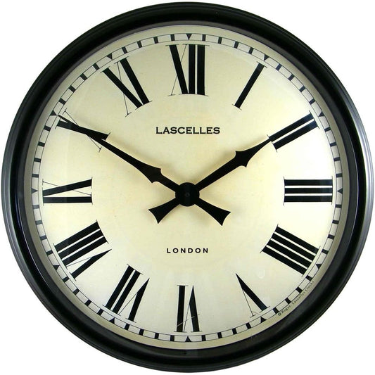 Designer Black Wall Clock 58cm - TickTockClocks